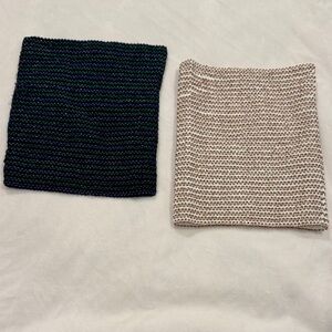 Strapless Knit Fabric Tube Tops - Black and White